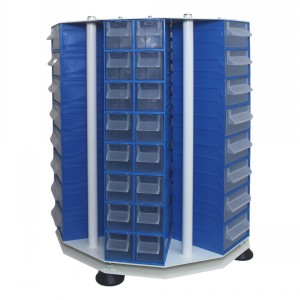 72 Drawer Rotary Desktop Storage Unit